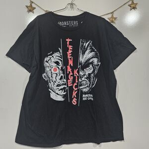 Monsters Are Good Mens Astro Zombies Frankenstein Werewolf Kicks TShirt XXLarge